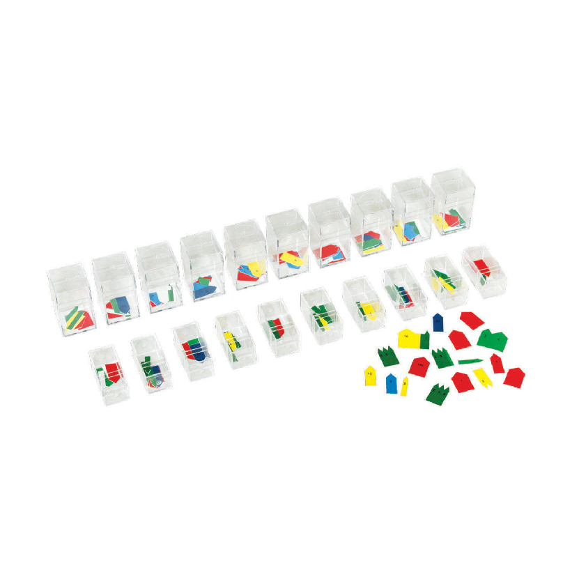 Set of Printed Arrows for the Bead Material with Boxes