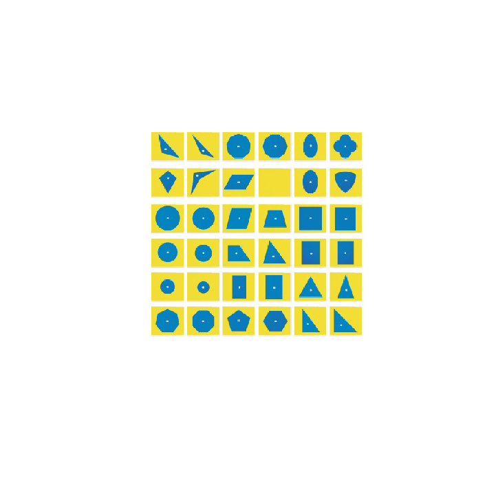 Geometric Cabinet - Set of 36 insets & frames only