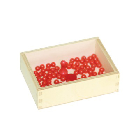 Multiplication Board - Box of red beads & dots