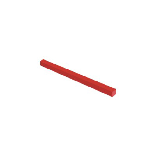 Red Rods - 50cm rod