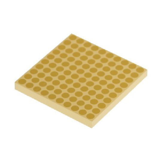 Golden Bead Material - 1 wooden square