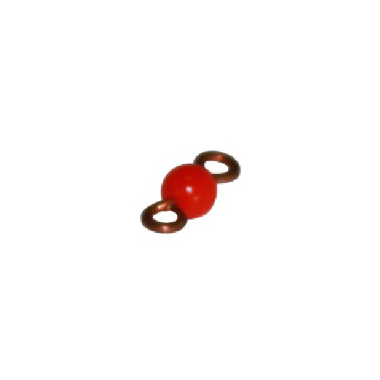Bead Material - red small chain