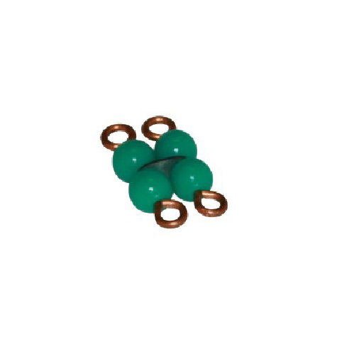 Bead Material - green square