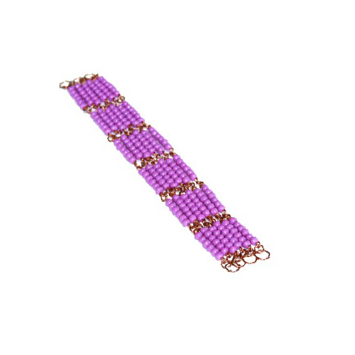 Bead Material - purple long chain