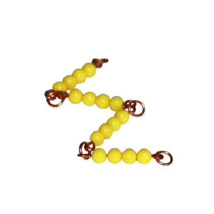 Bead Material - yellow small chain