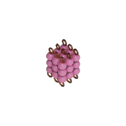 Bead Material - pink cube