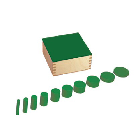 Knobless Cylinders - Green Box with contents