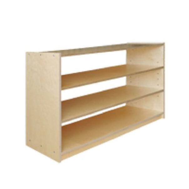 Storage Cabinet with 2 shelves and open back ( 48” X 29 3/4” X 14" ) 1 139 a