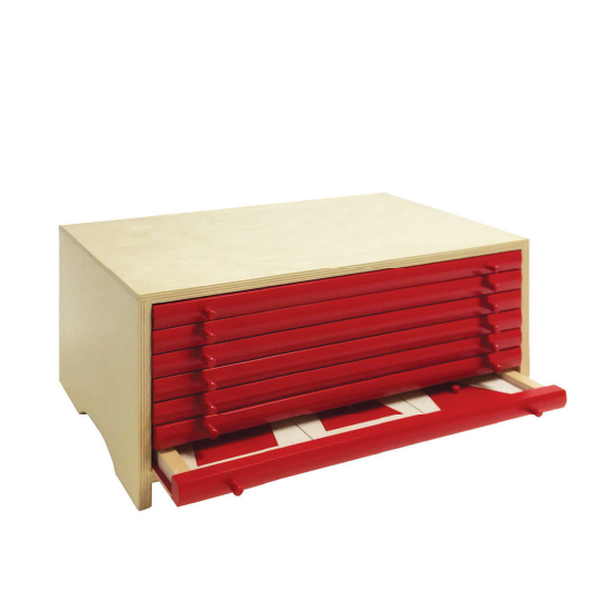 Geometric Cabinet with Demonstration Tray