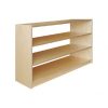 Storage Cabinet with 2 shelves and Open Back (Size: 48" X 12" X 29 3/4") 2 141