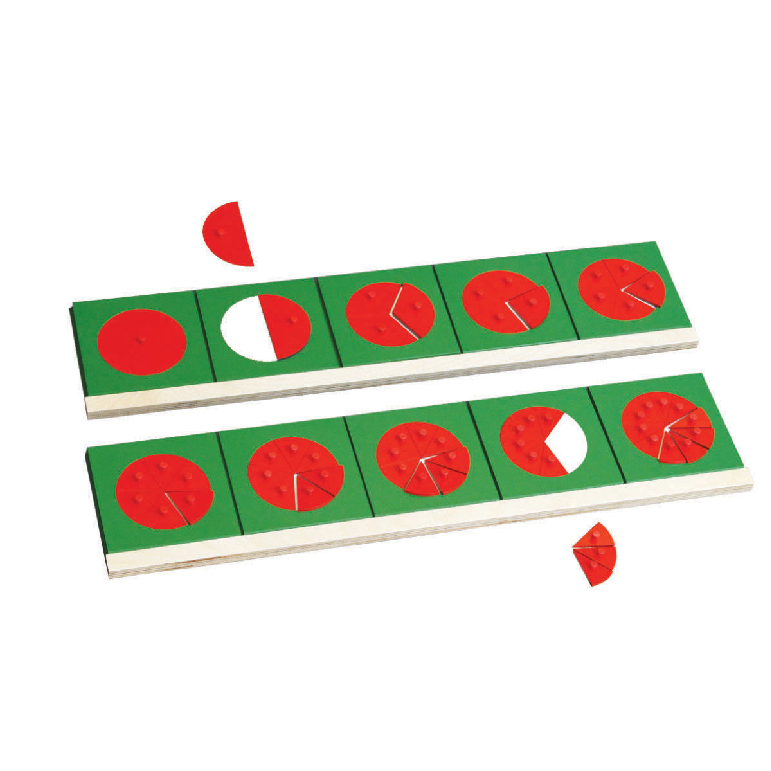 Fraction Circles Metal with 2 Stands