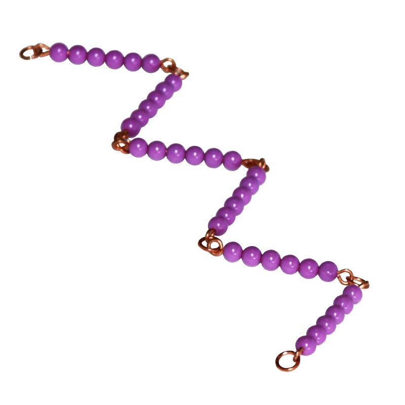 Bead Material - purple small chain