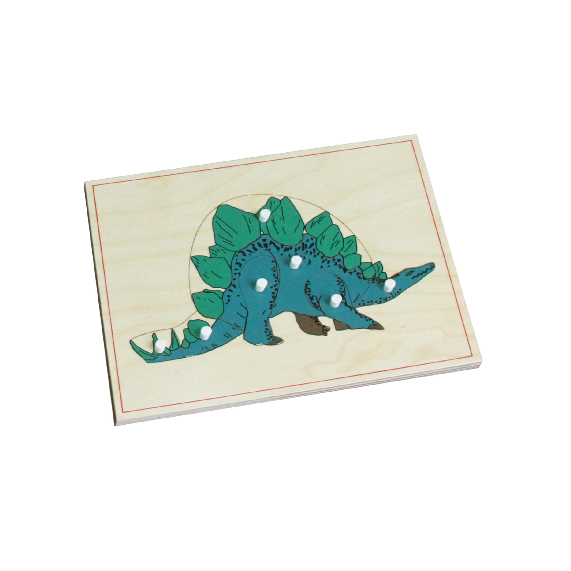 Dinosaur Puzzle with knobs