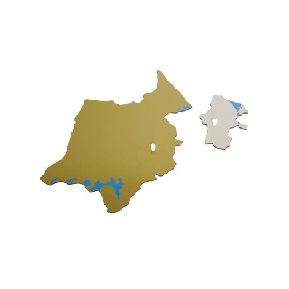 Puzzle Map of Europe - any 1 large puzzle part