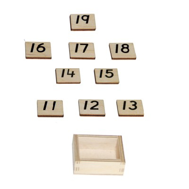 Teen Bead Hanger - box with numbers