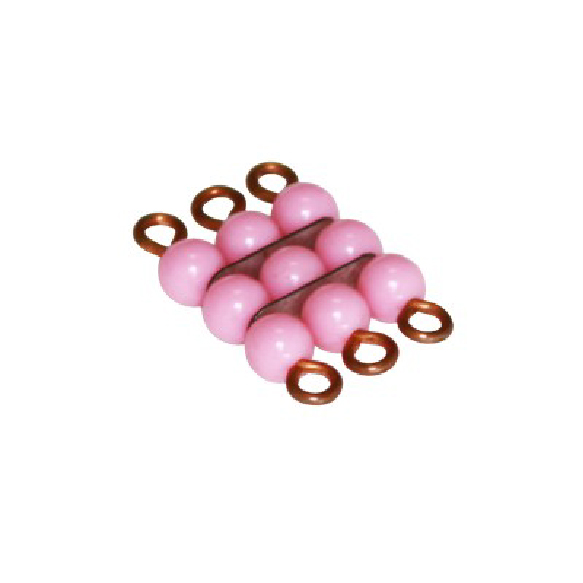 Bead Material - Pink Square