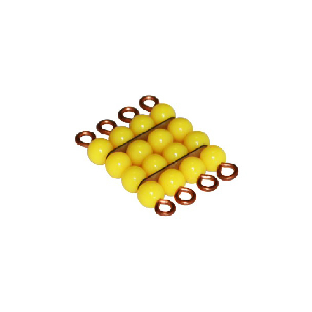 Bead Material - yellow square
