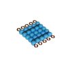 Bead Material - light blue square