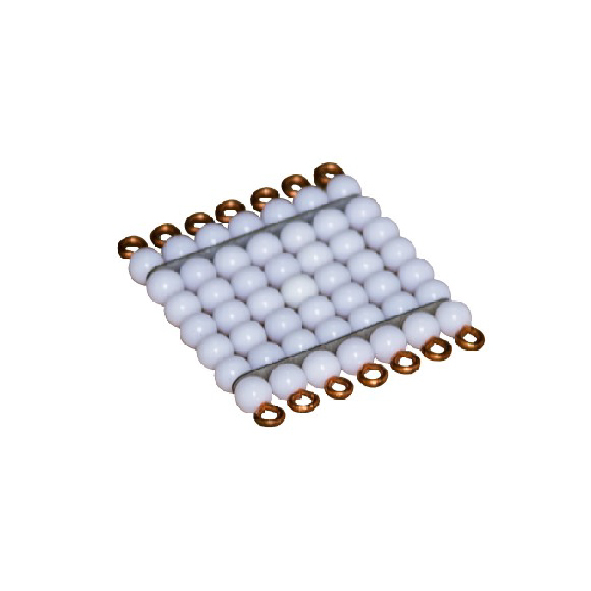 Bead Material - white square