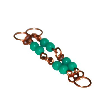 Bead Material - green long chain