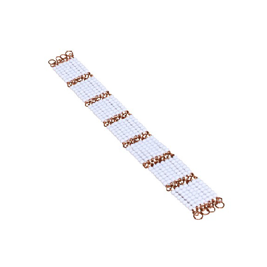 Bead Material - white long chain