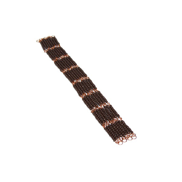 Bead Material - brown long chain