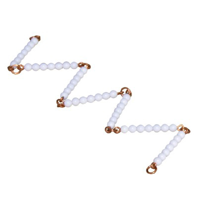 Bead Material - white small chain