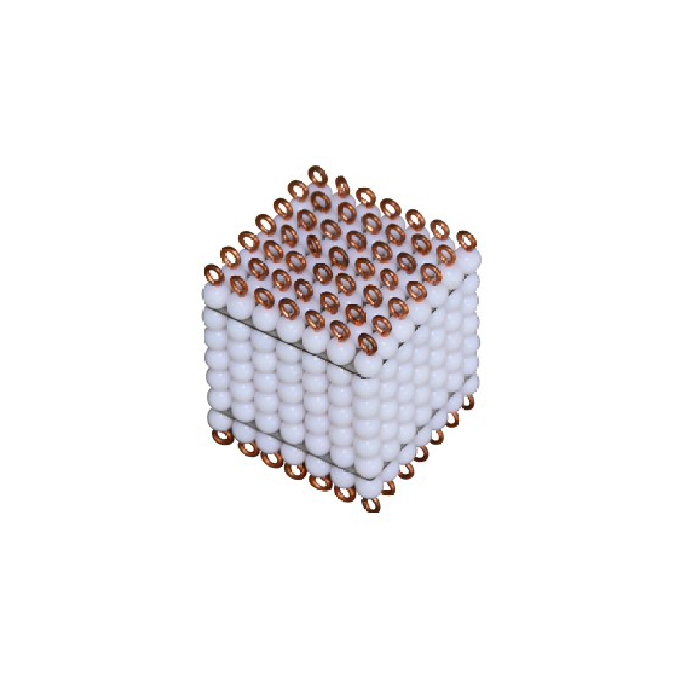Bead Material - white cube