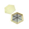 Constructive Triangles Grey Hexagonal Set with Box & Lid