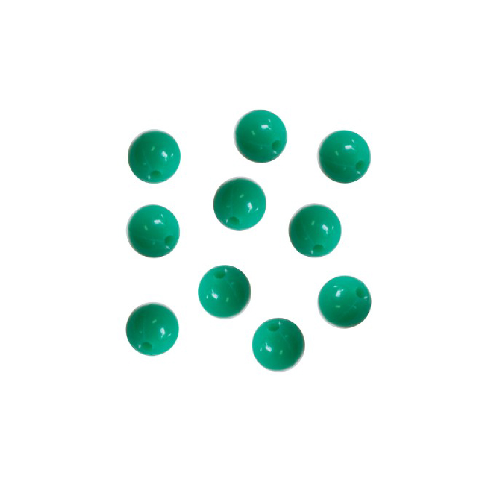 Long Division - set of 100 colored beads